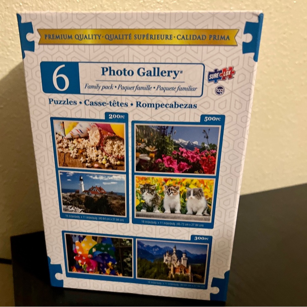 Photo Gallery 6 Puzzle Family Pack 200-500 pieces each